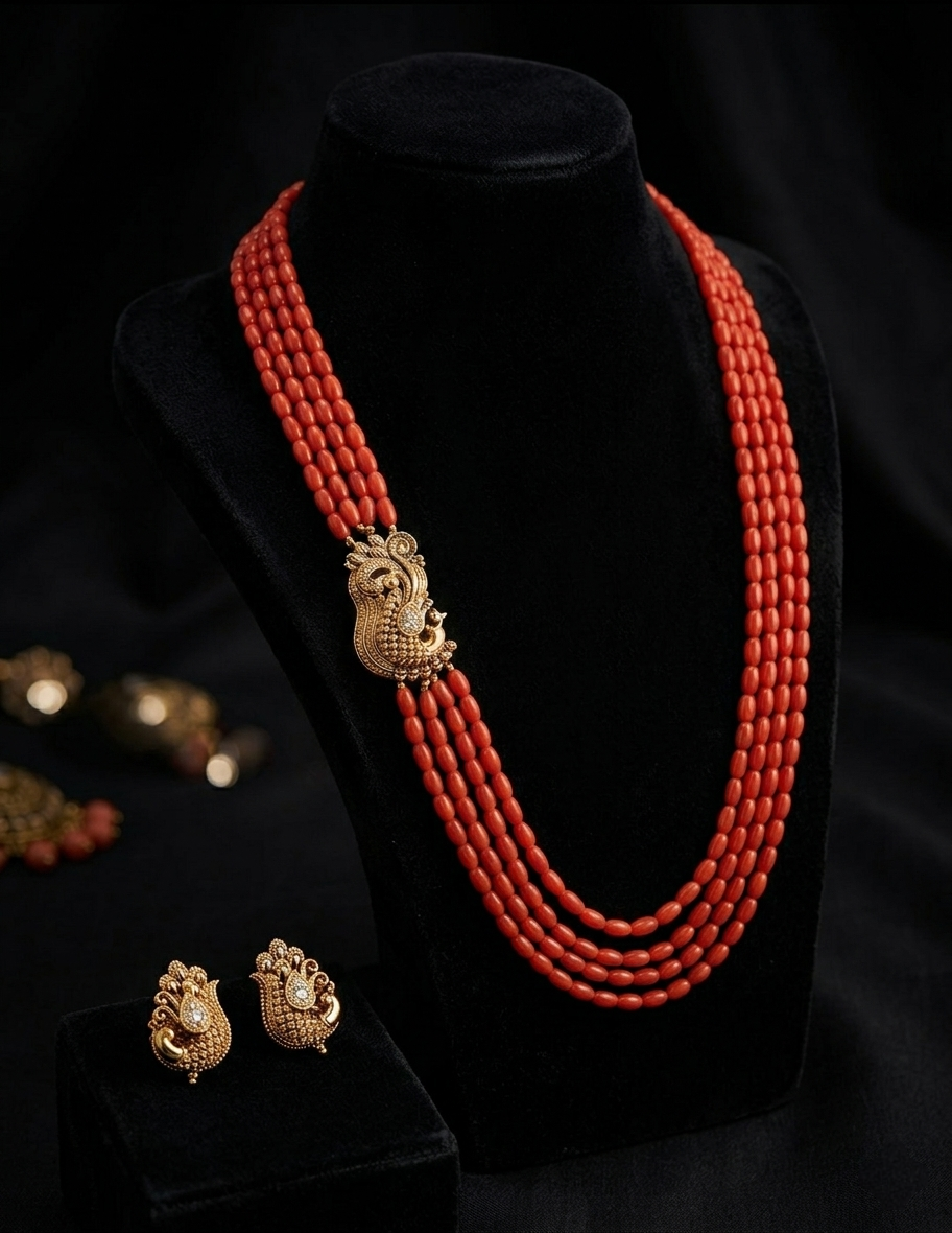 Customised coral Necklace