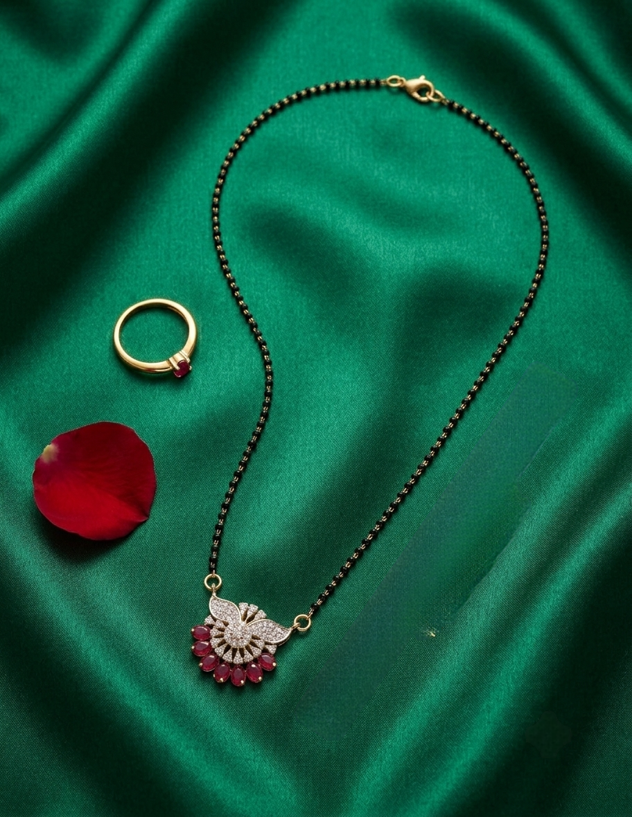 Mangalsutra with Stone Pendant