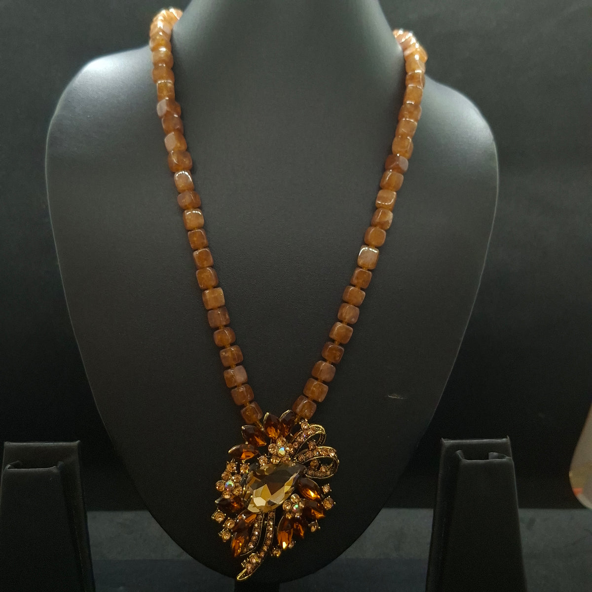 Autumn Brooch Pendant Necklace