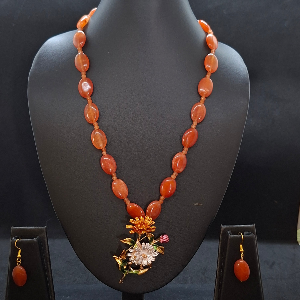 Bloom Brooch Pendant Necklace