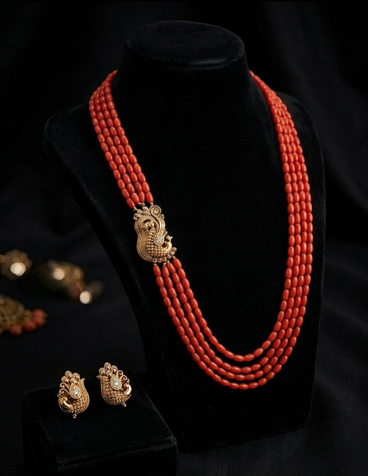 Customised coral Necklace