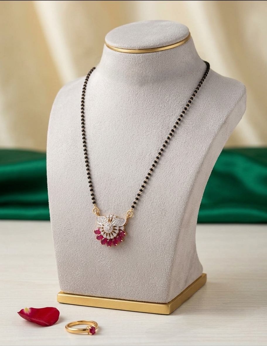Mangalsutra with Stone Pendant
