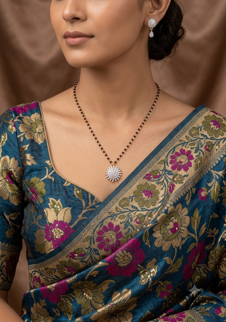 Stone Pendant Mangalasutra
