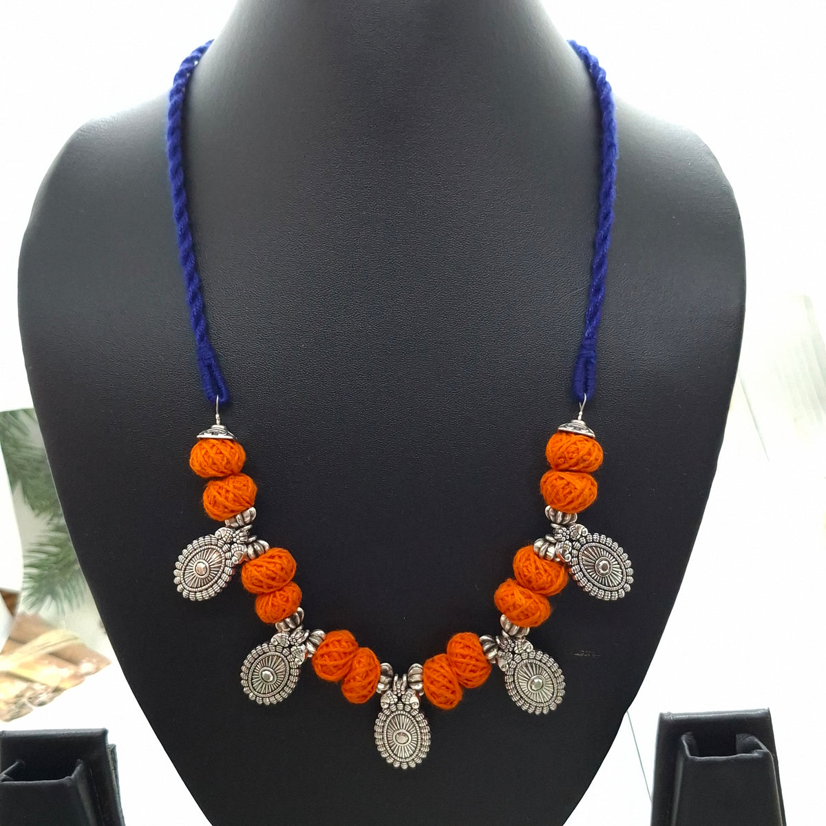 Customised Cotton Ball Necklace