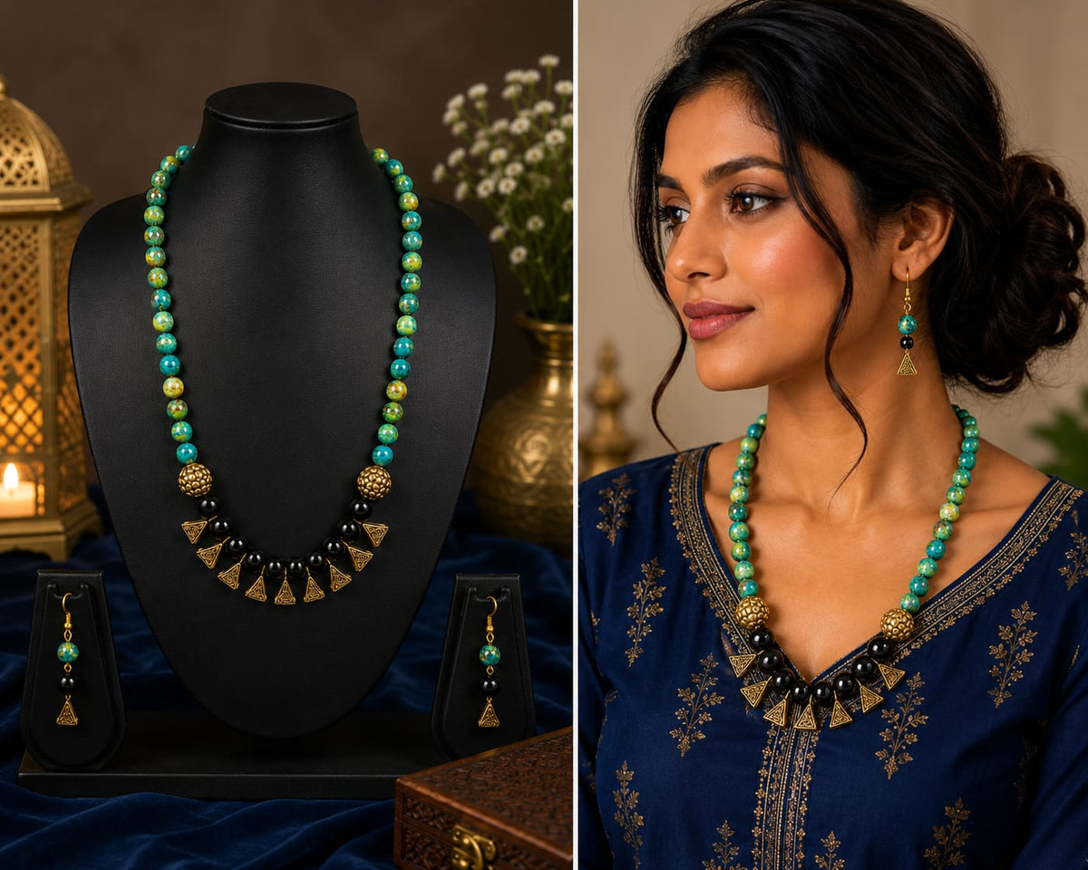 Multi colour beads Necklace