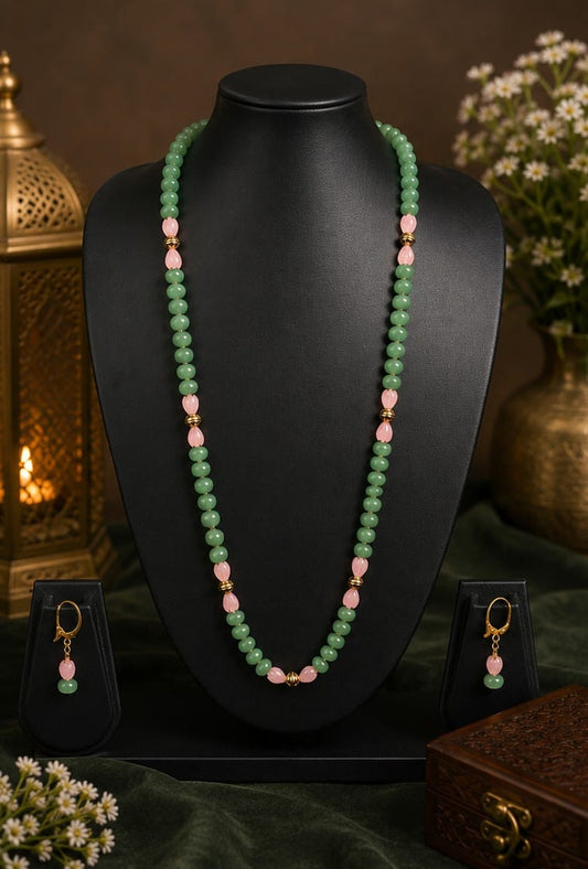 Tulip and Batti agates Necklace